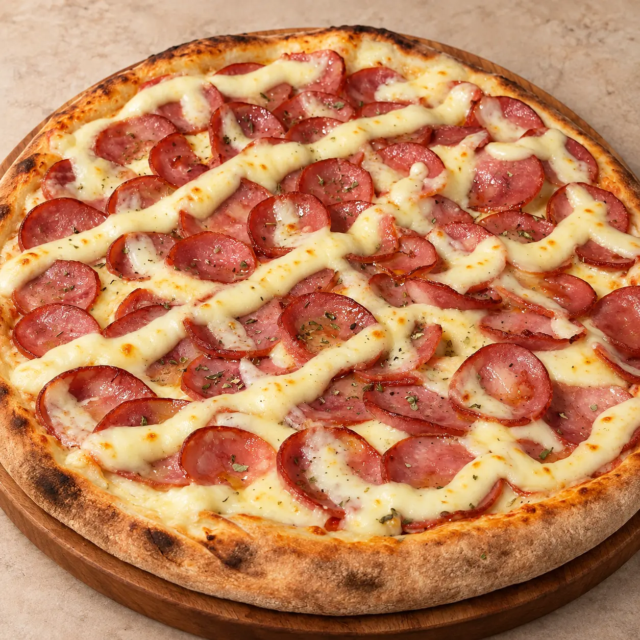 Pizza Calabresa & Catupiry da Fornace Helvécia